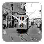 Cam Baskılı Saatler - CAM 002 - Kare